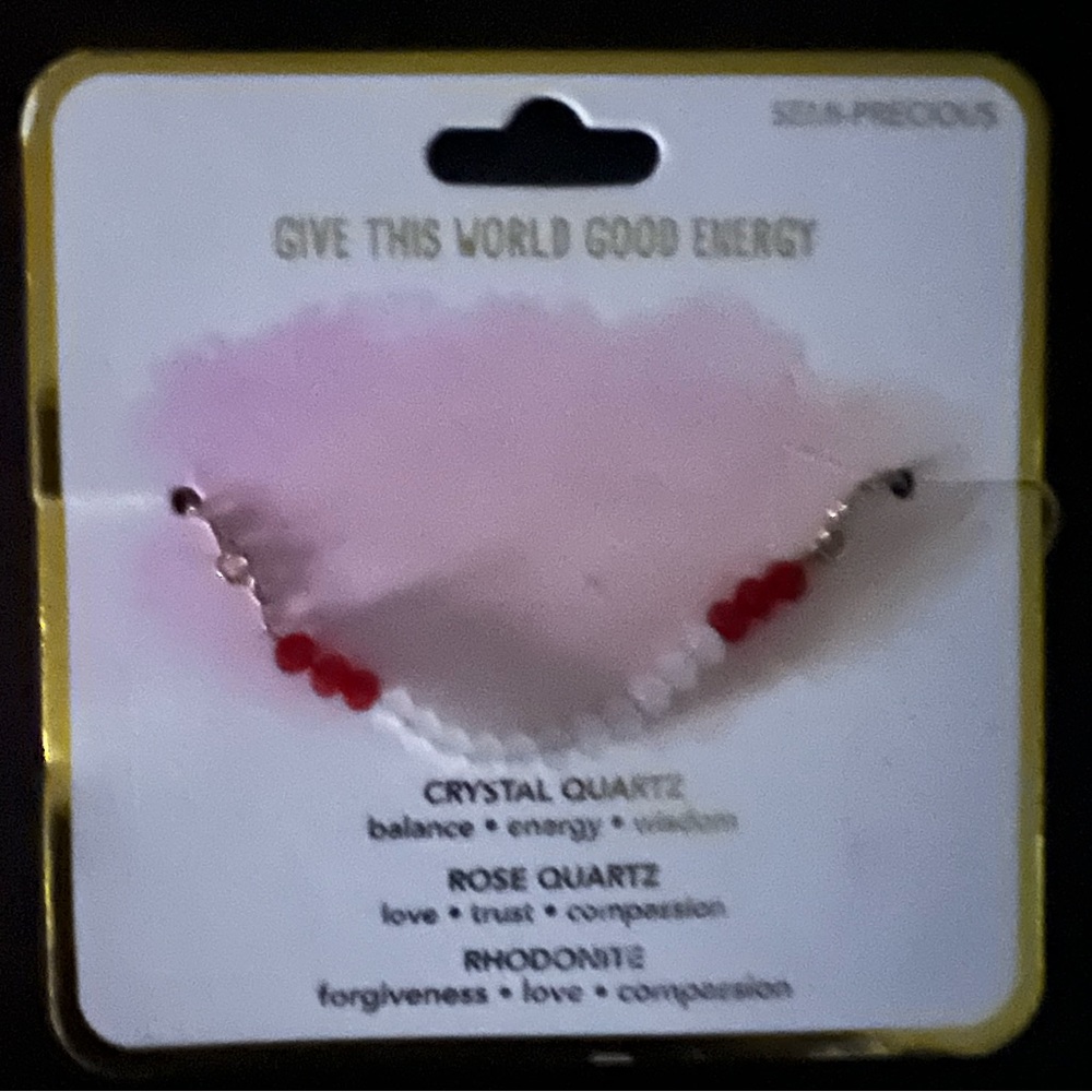 Crystal healing necklace